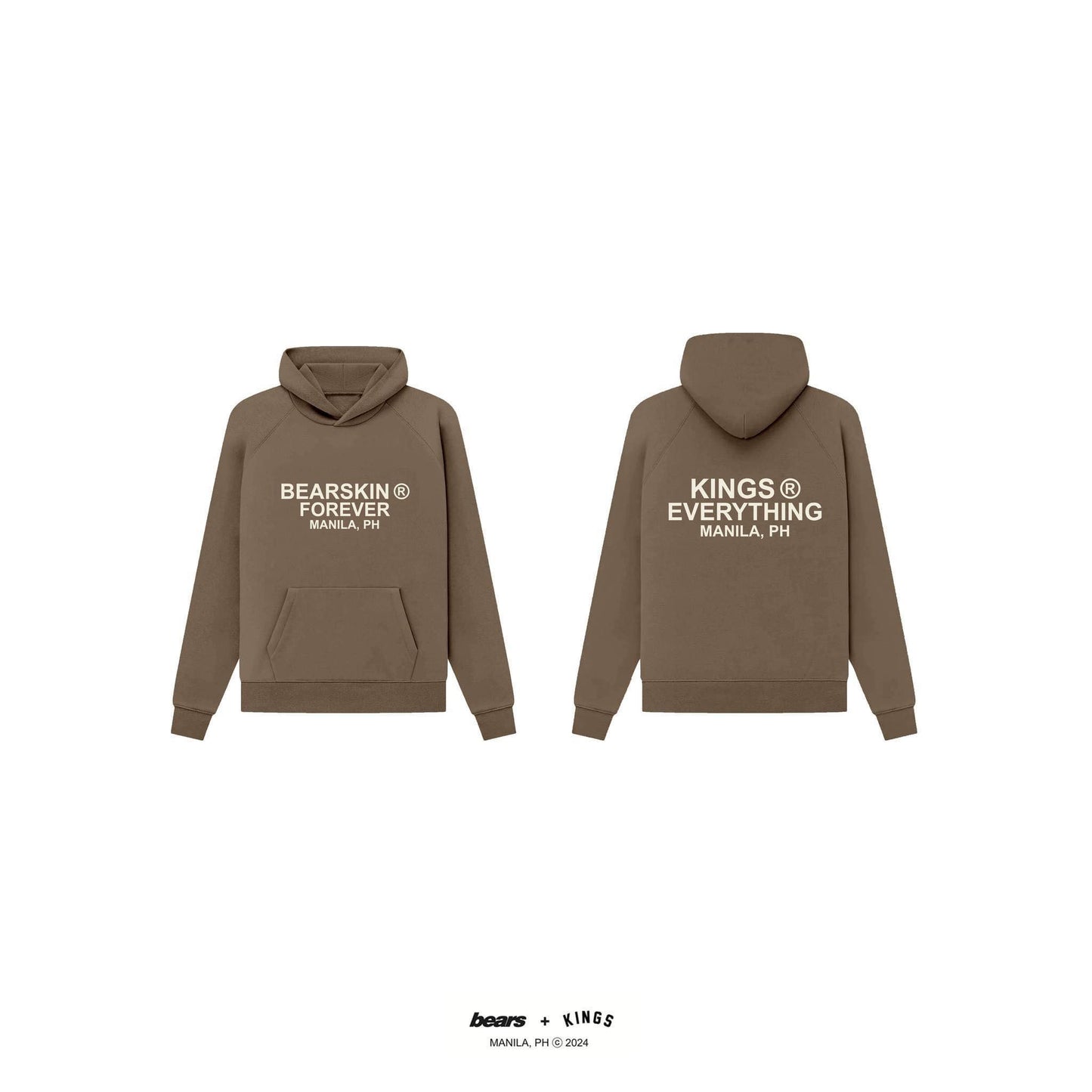 Bearskin® + Kings™ BFKE HOODIE TAUPE